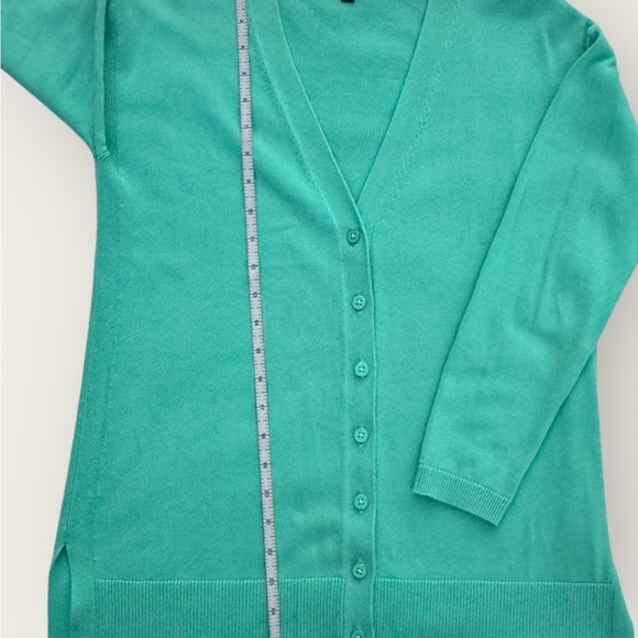 Talbots Button Cardigan Green Size Petite Small - Picture 3 of 8